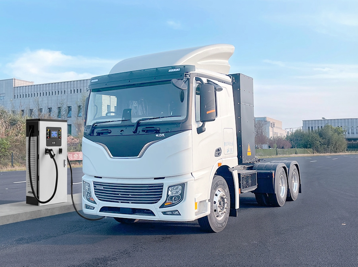 卡車充電樁場景融3 卡車充電樁場景融3